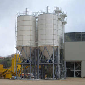 100 tấn 200 tấn nhỏ dọc xi măng Silo di động tro bay lưu trữ xe tăng cho bê tông nhà máy - Product Image 1