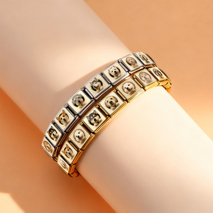 Linda Pulsera Modular Italiana para Perros, de Acero Inoxidable, Correa de Reloj Desmontable DIY, Cadena Unisex, Accesorio de Regalo - Product Image 2