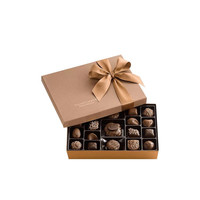 Luxus rechteckige benutzer definierte Logo Candy Chocolate Box hand geschöpftes Papier Verpackung Paket Box für Weihnachts geschenke