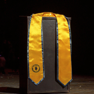 Estola de Graduación Larga de Poliéster Blanco Personalizada con Sublimación para Banda de Raso - Product Image 5