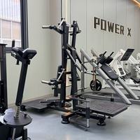 POWER X Commercial Pec Deck Fly Rear Delt Machine à charge par plaques, 2-en-1 (debout et assis), robuste, pour la musculation des pectoraux et des deltoides, équipement de gym