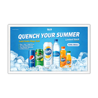 Lecteur publicitaire numérique mural ultra-mince avec prise en charge de la copie automatique et de la mise à jour des contenus multimédias via USB