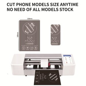 Bảo Vệ Màn Hình Riêng Tư Mềm Hydrogel Phim <span class=keywords><strong>iPhone</strong></span> 13/14/15/16 Pro Max Samsung Bảo Vệ Da Di Động Máy Cắt Cộng Với Xe Ô Tô - Product Image 3