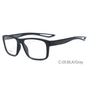 กรอบแว่นตาทรงสี่เหลี่ยม Tr90 ป้องกันแสงสีฟ้า น้ำหนักเบา เลนส์เรซิ่น รุ่น C.01 สีดำ สำหรับทุกเพศ - Product Image 5