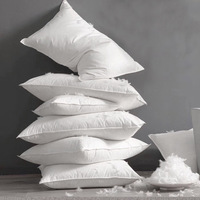 Coussin de salon, oreiller en plumes d'oie blanches sans impression, pour la maison et l'hôtel, excellent produit, cœur d'oreiller en plumes, vente en gros