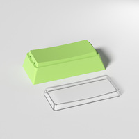 DIY Detachable Transparent Keyboard PC PBT Material Blank Profile 2u R4 Cherry Keycaps