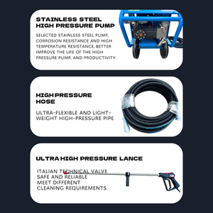 Máy phun áp lực cao CE16-500 16lpm 500bar không độc hại hệ thống làm sạch không có dư lượng điều kiện mới sử dụng ngành công nghiệp quang học - Product Image 4