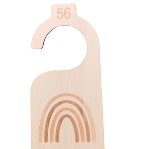 Divisores de armario de madera para bebés en stock, separadores de ropa por talla, cortador de tablas de madera, perchas para guardar ropa en el armario, etiquetas - Product Image 5