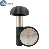 Vanne papillon sanitaire soudée en acier inoxydable SS316L avec volant de réglage micro-réglable