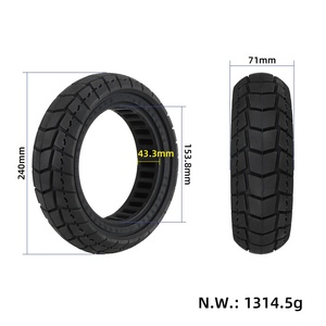 ULIP 10*2.75-6.5 <b>E</b>-<b>Scooter</b> Solid Tyre 10 Inch 10*2.75-6.5 <b>Off</b>-<b>road</b> Widen Solid Rubber Tire For Kukirin G2 G3 G2 Ultra M4 Max - Product Image 2