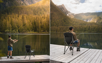 Chaises pliantes compactes portables pour le voyage, le pique-nique, le camping, la pêche, le jardin, la plage