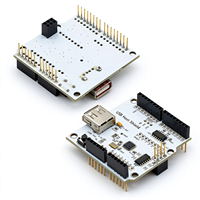 USB Host Shield תואם ל-Google ADK מתאים ללוחות/מודולים של MEGA ו-MAX3421