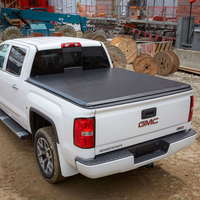 Couverture de benne rigide pour camionnette à usage intensif, en aluminium imperméable sur mesure, à trois plis, pour GMC Sierra 1500 NP300 Ranger