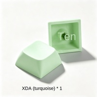 Stock Wholesale XDA-1U Multi-Color Keycaps Unetched PBT Cross-Shaped Holes Compatible Mechanical Keyboards Suitable