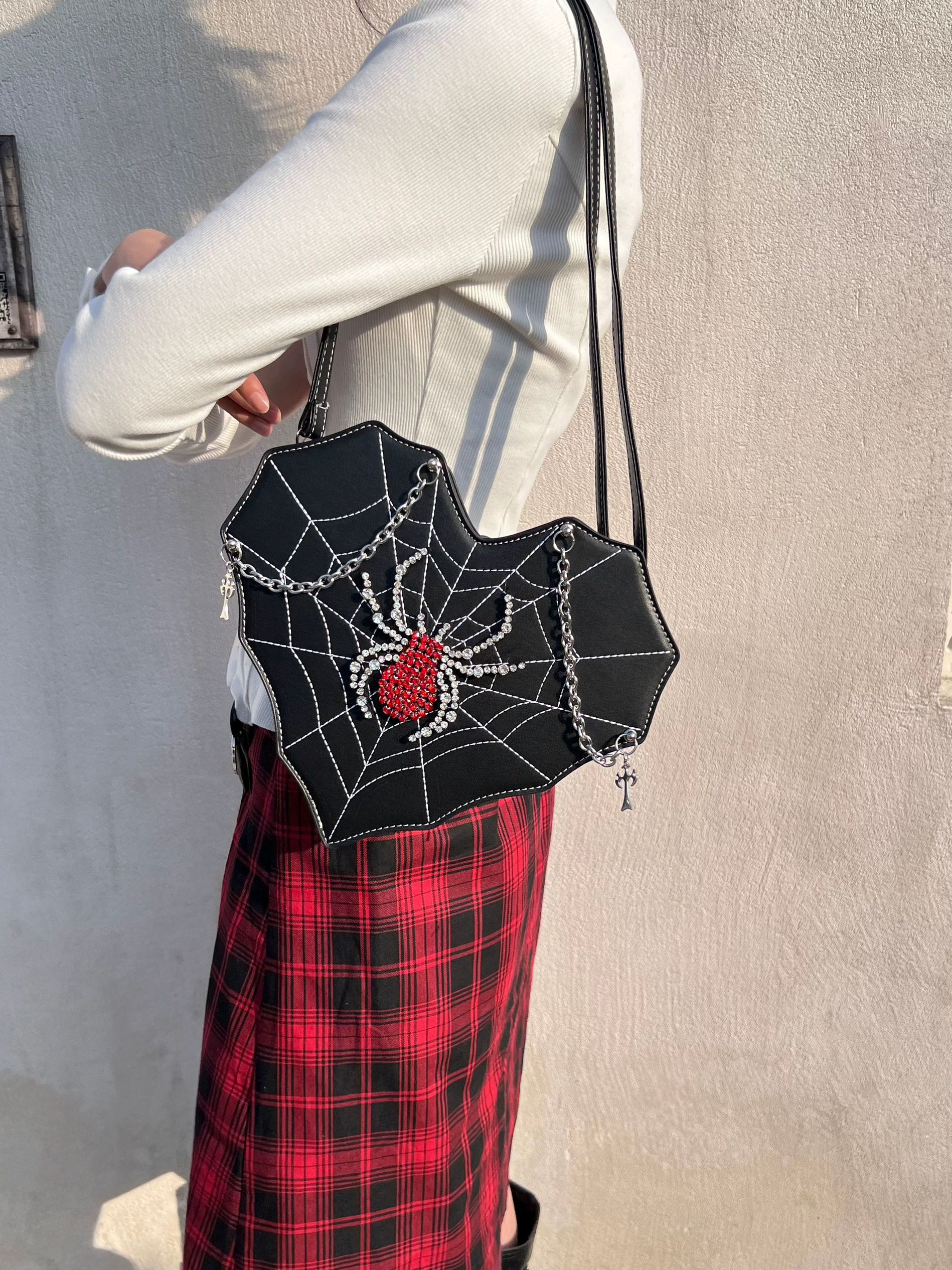 バッグ 90s Vintage Folli Follie Spider Bag Y2K - バッグ