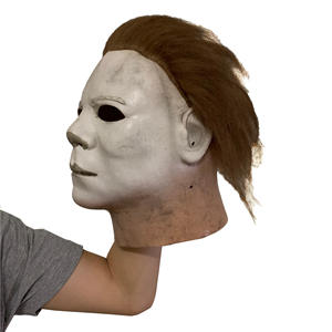 Masque d'horreur Michael <span class=keywords><strong>Myers</strong></span> pour <span class=keywords><strong>Halloween</strong></span>, Cosplay, tueur effrayant, casque en Latex, accessoires de Costume de fête d'<span class=keywords><strong>halloween</strong></span> - Product Image 6