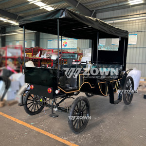 Carroza de Caballos para Viajes de Ocio, Elegante Carruaje Eléctrico Real, Vehículo Turístico Vintage, Garantía de Dos Años - Product Image 4