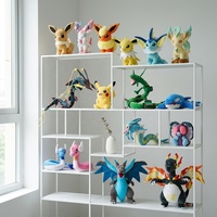 Boneka Pokemon Eevee, Mainan Boneka Hewan, Ukuran Besar 8"-12", Boneka Isi Kapas PP, Grosir, Dekorasi Kamar, Hadiah Ulang Tahun, Hadiah Rumah