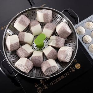 High Quality 9 Inch Stainless Steel Steam <b>Cooker</b> Expandable Handle Vegetable Steamer Basket <b>Small</b> Kitchen Accessory - Product Image 4