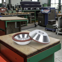 Meule en céramique vitrifiée diamant en résine personnalisée galvanisée pour l'affûtage et le polissage de l'aluminium