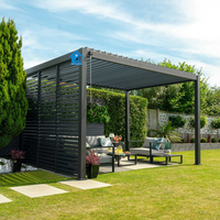 Sweet Home Jardin Gazebo Pergola Patio Villa Piscine Auvent Serre Pavillon Carports Couvre Aluminium Pergola Turquie