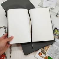 Cahier de notes en cuir couverture souple personnalisé 2025 à faire agendas journal intime A5 à bord doré avec logo
