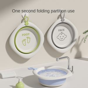 <span class=keywords><strong>Baignoire</strong></span> Bébé en Plastique Multifonctionnelle <span class=keywords><strong>Pliable</strong></span> et Portable, Bassine Épaissie pour Lavage Domestique, Produits de Bain pour Nouveau-nés et Petits Enfants - Product Image 4