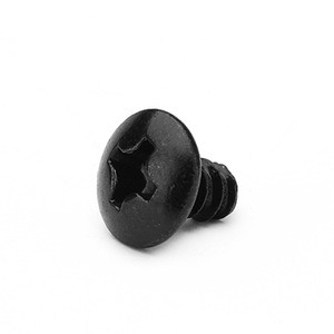 Vis autotaraudeuses à tête Phillips noire M3 M3.5 M4, tête plate, métriques, en acier au carbone, qualité industrielle, grade A, niveau 4.8 - Product Image 1