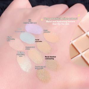 Palette de <span class=keywords><strong>correcteur</strong></span> crème 9 couleurs, fini mat, couvrance cosmétique, <span class=keywords><strong>correcteur</strong></span> de taches, marque privée, maquillage longue tenue et waterproof - Product Image 6