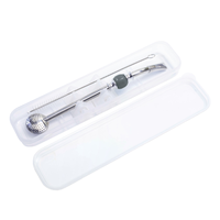 Nouvelles pailles de luxe en acier inoxydable de 8,5 pouces pour Yerba Maté, avec perles colorées, filtre et cuillère, accessoires de bar écologiques, cadeau
