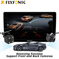 Flysonic prend en charge les services OEM système Android multifonctionnel 9 10 pouces 2din 1024*600 HD IPS lecteur DVD de voiture à écran tactile complet