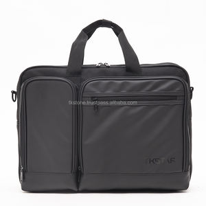 Sac à dos d'affaires moderne unisexe pour ordinateur portable avec protection en PU, léger et portable, fermeture à poignée pour usage professionnel - Product Image 1