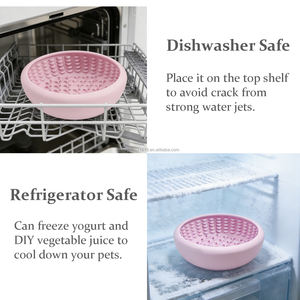 Mangkuk Makan Kucing Anjing VaryWell Silikon Anti Tumpah dengan Pinggiran Terangkat dan Suction Cup - Product Image 3