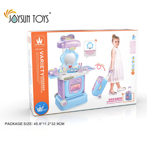 Tavolo da trucco con specchio suono e luce per bambine-vanità giocattolo per bambini con accessori di bellezza per il compleanno della piccola principessa - Product Image 6