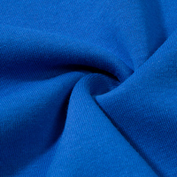 320 GSM Solid Winter Casual Anti-Kerut Bernapas Ramah Lingkungan Rajutan Poliester/Katun Regular Fit Double Sided Drop Shoulder