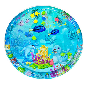 Neu eingetroffen: Heiß begehrte, umweltfreundliche PVC-Schwimmmatte für Babys – aufblasbare Spielmatte für Neugeborene (Jungen & Mädchen) - Product Image 3