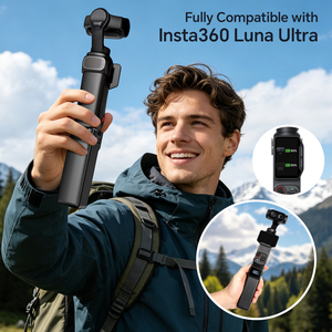 Batterie externe portable 10000 mAh avec poignée pour Insta360 <span class=keywords><strong>Luna</strong></span> Ultra, charge rapide Type-C, indicateur LED, OEM - Product Image 3