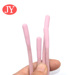 Cuerda redonda Rosa Jiayang de 5mm, cuerda trenzada de ABS y goma con puntas de inmersión de extremo de silicona, cordón de amarre de nailon de poliéster - Product Image 5