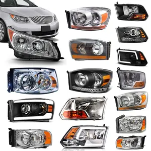 TAH lampu depan LED mobil/lampu depan Xenon Halogen untuk WULING N300 6450 N200 Baojun730 630 530 Almaz lampu depan Captiva