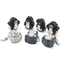 Porte-clés créatif en laiton imprimé en 3D, mini-animal de précision, jouet anti-stress, pendentif de sac, accessoire cadeau personnalisé