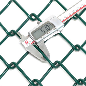 Clôture à maillons de chaîne galvanisée revêtue de plastique, 5 pieds, 6 pieds, 8 pieds, 9 Gauge, 10 Gauge, PVC, diamant, treillis métallique, clôture de <span class=keywords><strong>jardin</strong></span> - Product Image 3