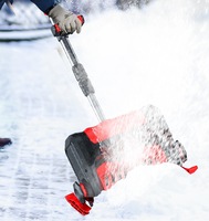 Nettoyeur de neige pliable sans fil à batterie au Lithium souffleuse à neige portable balayeuse à neige domestique chasse-neige à main