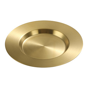Stainless Steel Round Plate 304 Deep And Shallow For Hotel Barbecue Snacks Cold Dishes Hot Pot <b>Bbq</b> - Product Image 5