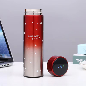Custom Logo 500ml Gift Cup Smart Thermos Cup Intelligent LED Temperature Display Stainless Steel Vacuum <strong>Flask</strong> Bottle - Product Image 5