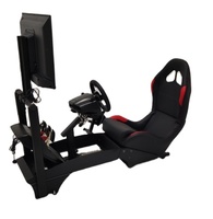 Cockpit de course de simulateur pliable et réglable avec siège à vendre prix bon marché pour PS4 PS5 Xbox Logitech G29