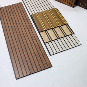 Panneaux muraux en PVC ignifuge, plastique noir, panneaux muraux intérieurs en bois, revêtement mural et de plafond en PVC imperméable, panneau de revêtement - Product Image 5