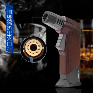Jocon Phong Cách Bán Buôn Máy Bay Phản Lực Butan Khói Khí Nhà Bếp BBQ Kim Loại Refillable Tùy Chỉnh Cigar Thuốc Lá <span class=keywords><strong>Torch</strong></span> Nhẹ Hơn Biểu Tượng Tùy Chỉnh - Product Image 4