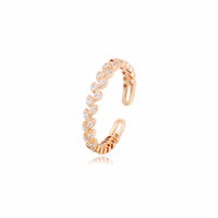 Gold Set Ring A00905977 Xuping Jewelry Exquisite Charm Jewelry 18K Gold Royal Light Luxury Diamond Set Ladies Ring