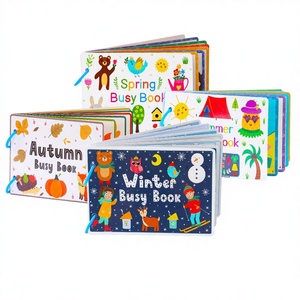 <span class=keywords><strong>Livre</strong></span> sensoriel Montessori pour enfants, <span class=keywords><strong>livre</strong></span> d'activités éducatif et écologique, idéal pour les voyages printemps-<span class=keywords><strong>été</strong></span>-automne-hiver - Product Image 1