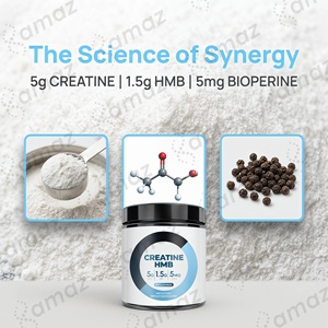 Amaz OEM Créatine HMB en poudre avec BioPerine, sans saveur, 210g, pour la récupération après l'entraînement et la croissance musculaire - Product Image 6